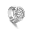 Lilith Seal Kabbalah Amulet Men Ring Night and Moon Demon Goddess Solomon Magic Golden Stainless Steel Rings Jewelry - Image 7