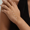 Silver Sparking Hand Chain Bracelets For Women Geometric CZ Eight-pointed Star Bracelets Jewelry - Image 5
