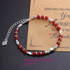 Silver Bracelet Geometric Cube Circle Punk Asymmetric Beaded For Woman Girl Jewelry Gift - Image 8