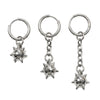 Stainless Steel Punk Spiked Mace Ball Drop Earrings Gothic Y2K Chain Hoop Earrings Ear Jewelry for Women Men - Image 5