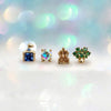 Cute Amusement Park Stud Earrings For Women Girls Party Birthday Jewerly Gift - Image 1