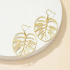 Stainless Steel Bohemian Hollow Exaggerated Leaf Dangle Drop Earring For Women Lady Geometric Female Jewelry - Image 7