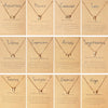 1Pcs 12 Zodiac Sign Necklace for Women 12 Constellation Charm Chain Pendant Choker Birthday Jewelry with Cardboard Card - Image 4