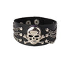 European and American Punk Street Photography Nightclub Pentagram Square Rivet Bracelet Couple PU Leather Bangle - Image 20