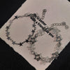 2Pcs Y2K Cute Star Stackable Bracelet Set Silver Tone Hollow Star Clear Crystal Chip Bracelets for Coquette Aesthetic Jewelry - Image 1