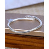 Silver Couple 3mm Snake Chain Bracelet Women Dinner Party Bracelet Jewelry Gift - Image 4