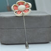 Handmade Men's Brooches Floral Lapel Pin for Men Suit Long Needle Fabric Mushroom Flower Brooch Pins for Wedding Women Jewelry - Image 3