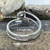 Adjustable Safety Pin Wrap Ring Bypass Statement Ring, Boho Elegant Style, Christmas Holiday Gift, All Season Party Jewelry - Image 3