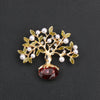 Skeds Creative Design Badges Crystal Tree Brooches for Women Men Plants Pins Clothes Accessories Party Corsage - Image 4