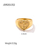 316L Stainless Steel Angel Pendant Necklace Necklace Simple Metal Texture Jewelry for Woman Gif - Image 7