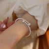 French Retro Single Zircon Pearl Bracelet for Women Simple Handmade Beaded Elegant Jewelry Birthday Gifts for Female - Image 8