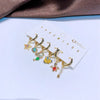 Multicolor Cubic Zircon Fairy Tale Dangle Earrings Set Women Girls Party Gift Jewelry - Image 5
