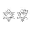 Silver Gold Petal Flower Stud Earrings For Lady Jewelry Party Anniversary Gifts - Image 8