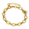 1PC Statement Stainless Steel Oval Chain Bracelet Punk Metal Chain Bracelet Handmade For Women Men Jewelry Gift 17.5cm - Image 10