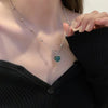 Thermochromic Mood Monitor Heart Pendant Necklace Color Change As Emperature Women Girls Clavicle Chain Necklaces Lover Jewelry - Image 16