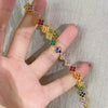 Rakol Colorful Clover Zircon Bracelet Charm Charm Cute Sweet Shining Crystal Jewelry Gift - Image 5