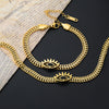 Cubic Love Heart Minimalist Jewelry Set Necklace Earrings Bracelets Stainless Steel Women Party Accessories - Image 9