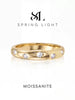 Round Diamond Wedding Band Rings for Women Daily Party Wear Jewelry - Image 1