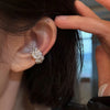 1Pc Shiny Zircon Adjustable Ear Clip for Women Girls Metal Ear Cuff Earrings Without Ear Holes Engagement Date Jewelry - Image 2