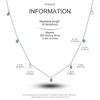 Silver Ocean Double Necklace Starlight Raindrop Four-leaf Clover Necklace for Women Anniversary Jewelry Gifts - Image 8