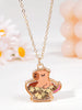 1Pc Cute Kids Capybara Shaker Pendant Necklace Quicksand Sequins Star Charm Necklace for Girls, Friendship Jewelry Set - Image 14