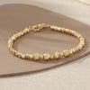 Irregular Round Beads Chain Bracelet For Women Men Gold Color Metal Adjustable Bracelets Jewelry - Image 10