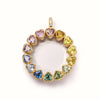 Style Glass Box Pendant Necklace for Women Heart Zircon Flower Sun Diamond Collarbone Chain - Image 25