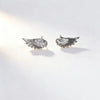 Shiny Stud Earrings for Women Wing Shape Earring Studs Ear Piercing Cute Jewelry Gifts Punk Gothic Cross Decoration - Image 4