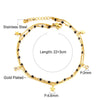 Double Layer Coin Disc Pendant Anklets Golden Color Stainless Steel Anti-allergic Rope Chain Leg Foot Bracelet Jewelry - Image 22