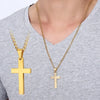 Stainless Steel Cross Pendant Necklace Punk Hip Hop Jewelry Gift for Women Men Boys Girls Link Chain Charm Cool - Image 4