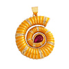 Fish Monta Ray Marine Organism Sea Conch Shell Nautil Coral Branch Charm Pendant,Gold Plated Zircon Jewelry Finding Supplies - Image 31