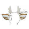 Cute Plush Antler Headband Cosplay Deer Ear Head Hoop Lolita Hair Bands Holiday Party Christmas Women Hair Accessories - Image 6