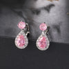 Geometric Drop Colorful Zircon Clip on Earring for Women Without Piercing Ear Clip for Women Wedding Jewelry - Image 11