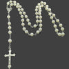 Handmade Necklace Ladies Imitation Vintage Style Pearl Rosary Beads With Cross Pendant Jewelry - Image 9