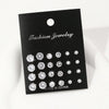 12 Pairs Of, Simple, Shiny, And Caring Zirconia Decorative Earrings Are Suitable For Gifts To Parties,And Couples - Image 4