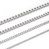 5 yard/roll 3/4/5/7/8mm Stainless Steel Chains O-Shaped Bulk Link Chains Necklace Link For Jewelry Accessories Hand Made Chain - Image 3