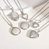 Silver Color Stainless Steel Women Locket Pendant, Openable Heart Pendant Necklaces, Life Tree Floral Collar - Image 5