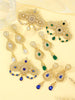 Moroccan wedding boutonniere earrings set French court retro style ladies' jewelry set for weddings parties - Image 3