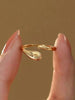 Silver Simple Shiny Parallel Length Adjustable Zircon Ring For Women Engagement Jewelry - Image 5