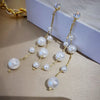 Large and Small Imitation Pearl Dangle Earrings for Women Beads Tassel Long Drop Earring Wedding Earrings Jewelry - Image 3