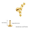 Titanium Starburst Climber Helix Stud Earring 16G Celestial Star Cartilage Earlobe Piercing Jewelry - Image 7