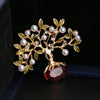 Skeds Creative Design Badges Crystal Tree Brooches for Women Men Plants Pins Clothes Accessories Party Corsage - Image 3