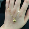 Stainless Steel Love Heart Necklace For Women Lip Chain Simple Love Pendant Necklace Jewelry Gift - Image 5