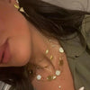 Gold Color Shell Cz Charm Long Double Layer Necklace For Women Girl Holiday Delicate Jewelry - Image 5