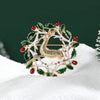 Classic Rhinestones Christmas Brooches for Women Unisex Enamels Pins Banquets Party Backpack Years Gifts Jewelry Accessories - Image 21
