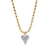 Gold Plated Stainless Steel Heart Pendant Bead Chain Necklace for Women, Love Symbol Dainty Jewelry Gift - Image 9