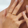 Ripple Stainless Steel Band Rings in Gold Tone and Silver Tone - Image 15
