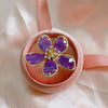 Crystal Flower Big Open Ring for Women Party Summer Holiday Statement Jewelry - Image 12