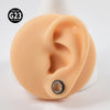 1Pair Titanium Single Flare Ear Tunnel Plugs Flesh Gauge Expander Stretchers with O-Ring Body Piercing Jewlery 1.6mm-25mm - Image 5