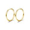 Stainless Steel Mini Hoop Earrings in Multiple Sizes and Finishes - Image 11